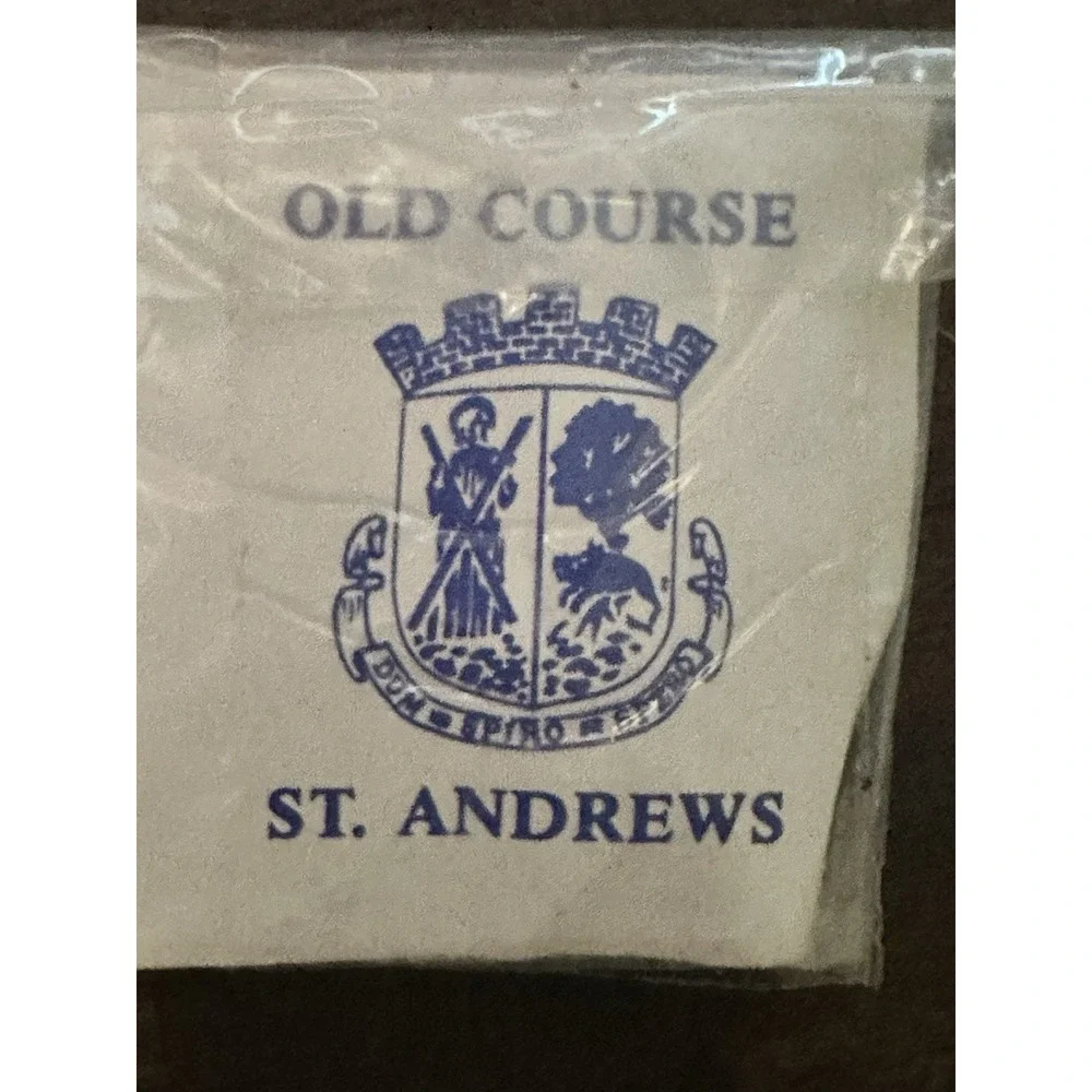 VTG The Old Course St Andrews Links Green Golf Towel,Divot Tool,2 Markers,8 Tees